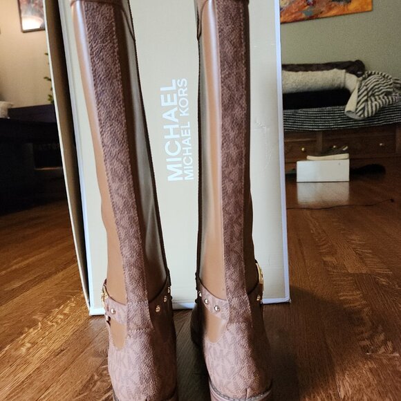 NIB Michael Kors Kincaid Riding Boot Size 6.5M - Picture 5 of 10